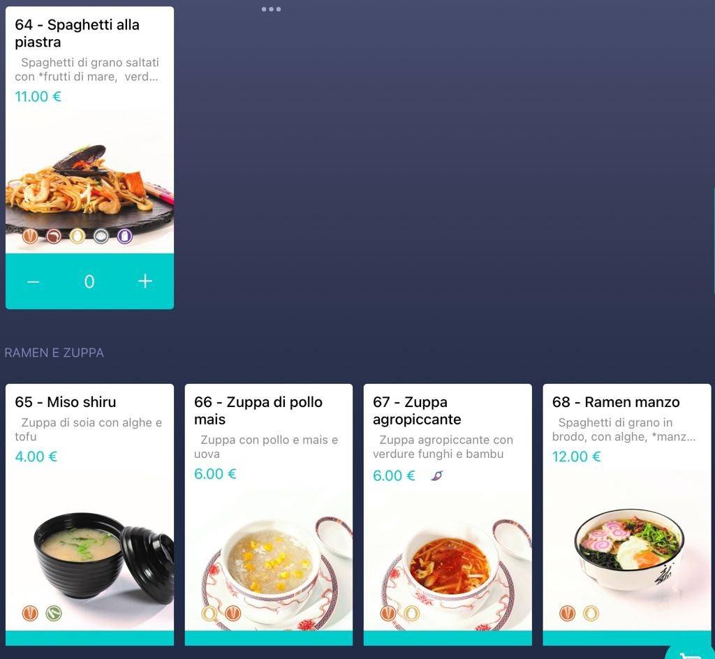 Menu di Ristorante Giapponese Tokyo Empoli 