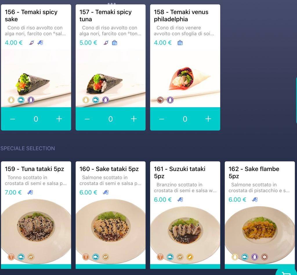 Menu di Ristorante Giapponese Tokyo Empoli 