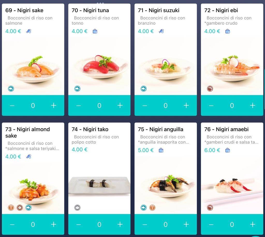 Menu di Ristorante Giapponese Tokyo Empoli 