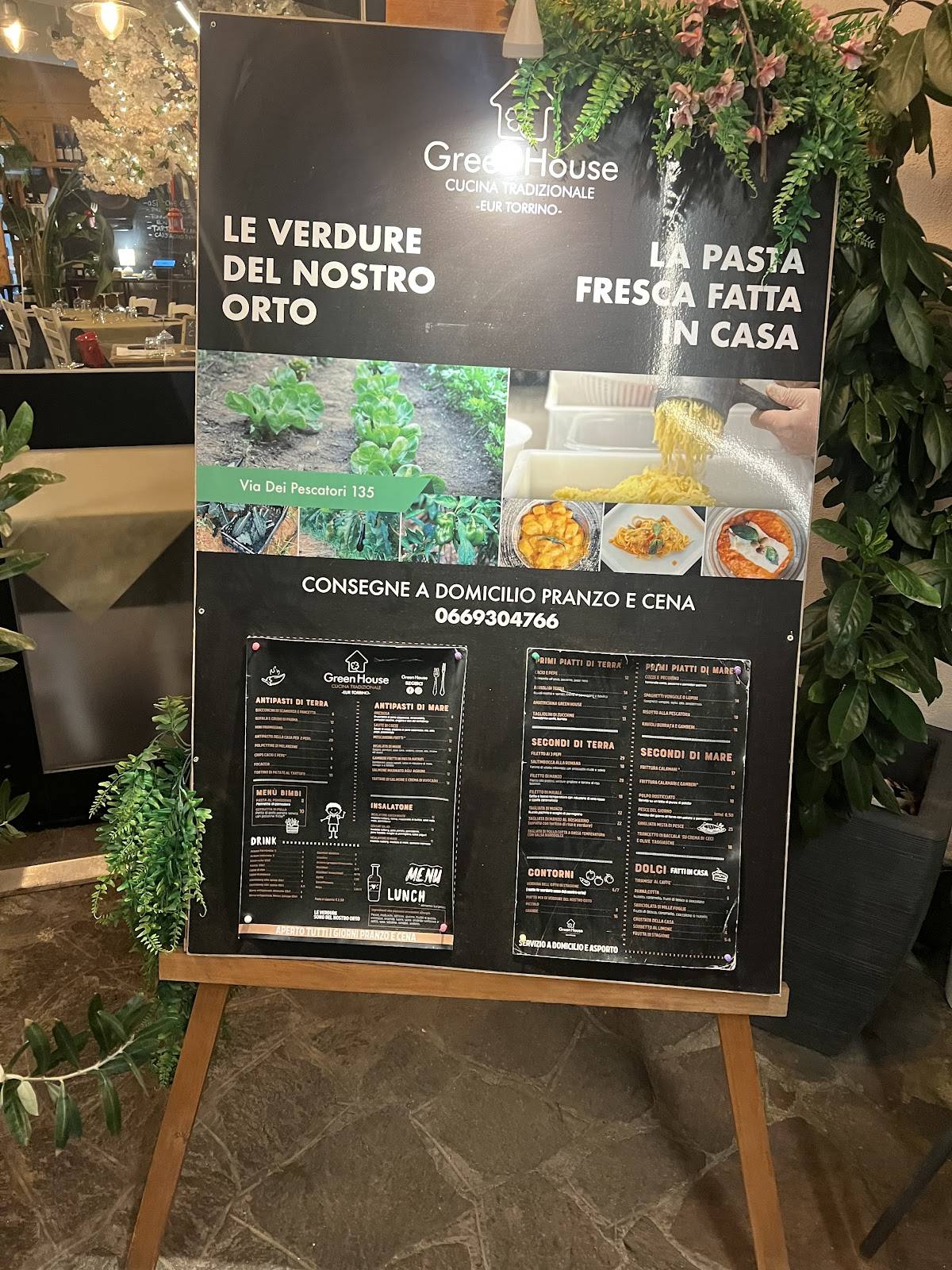 Menu di GreenHouse 