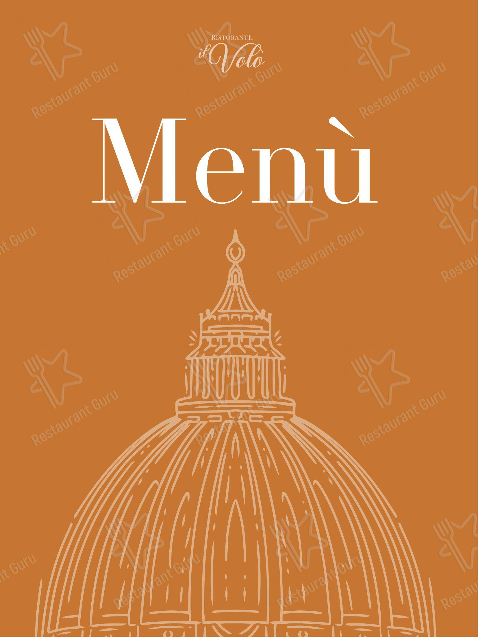 Menu per Ristorante IL VOLO Steakhouse in Firenze