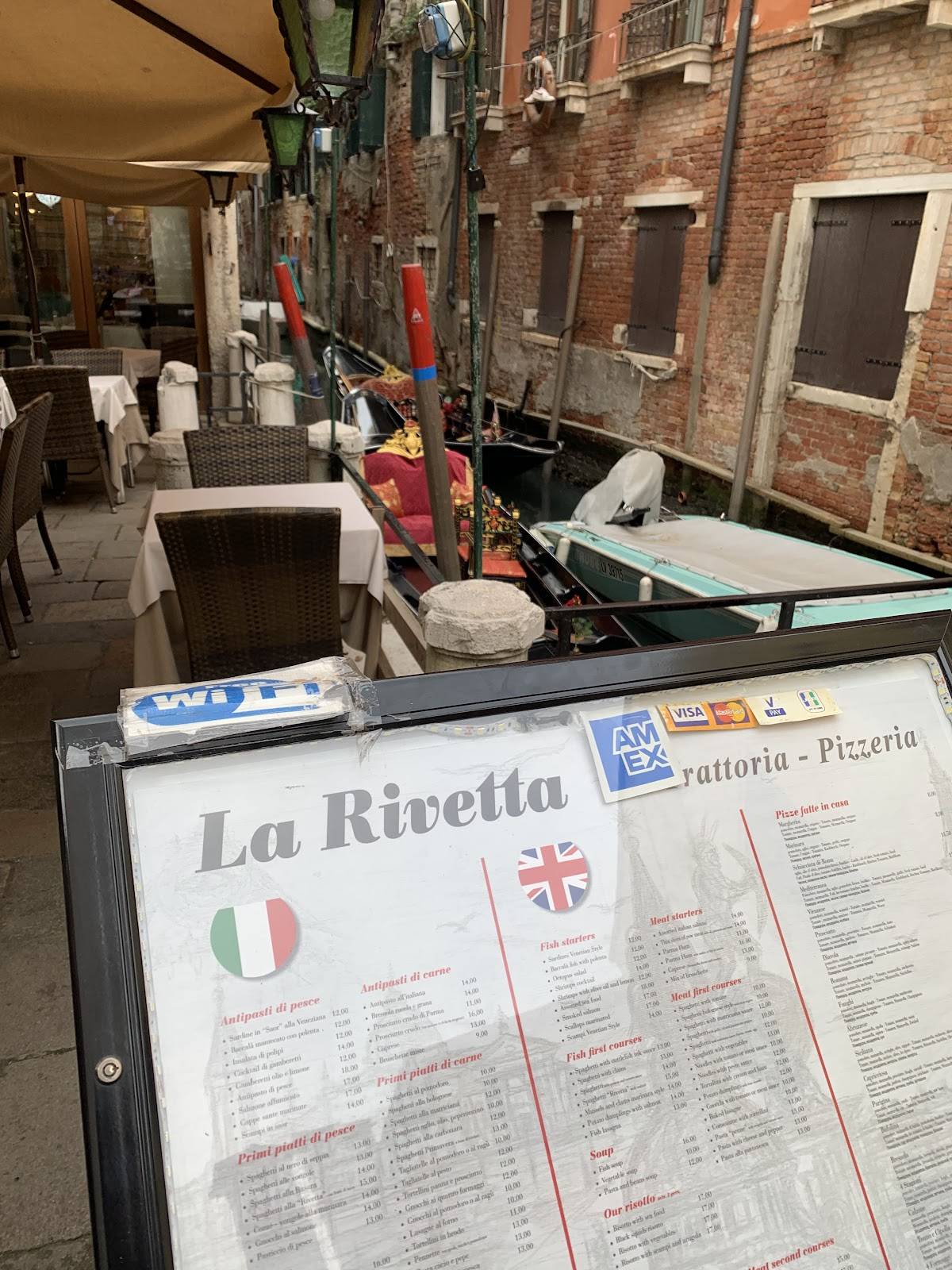 Menu di la Rivetta 
