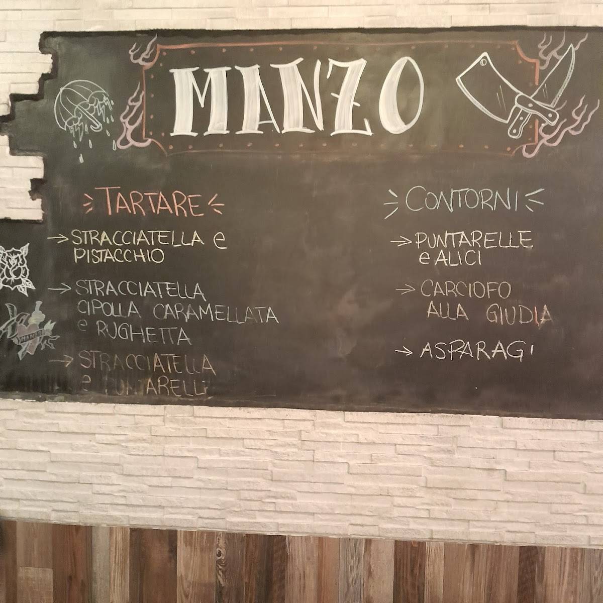 Menu di Ristorante Manzo 
