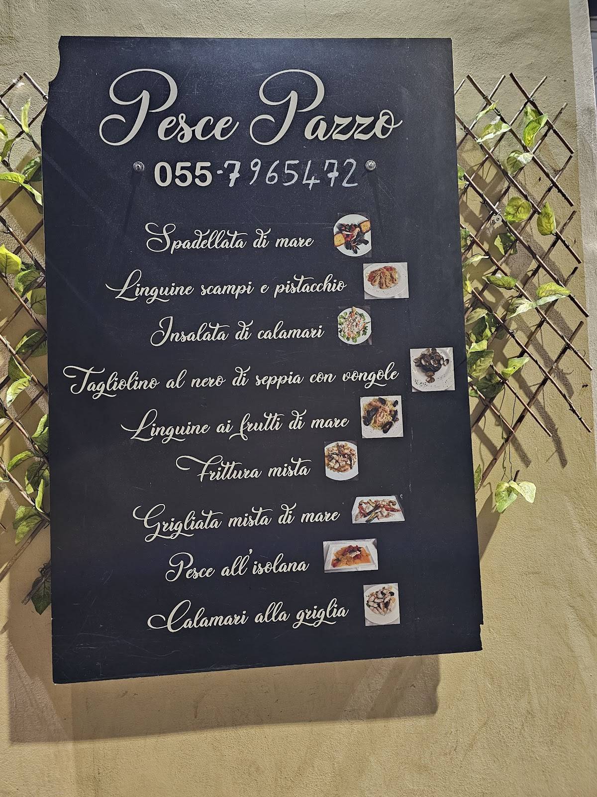 Menu di Ristorante PESCE PAZZO FIRENZE Pesce Fresco 