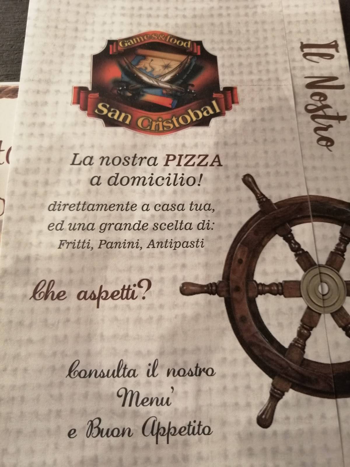 Menu di Ristorante San Cristobal 