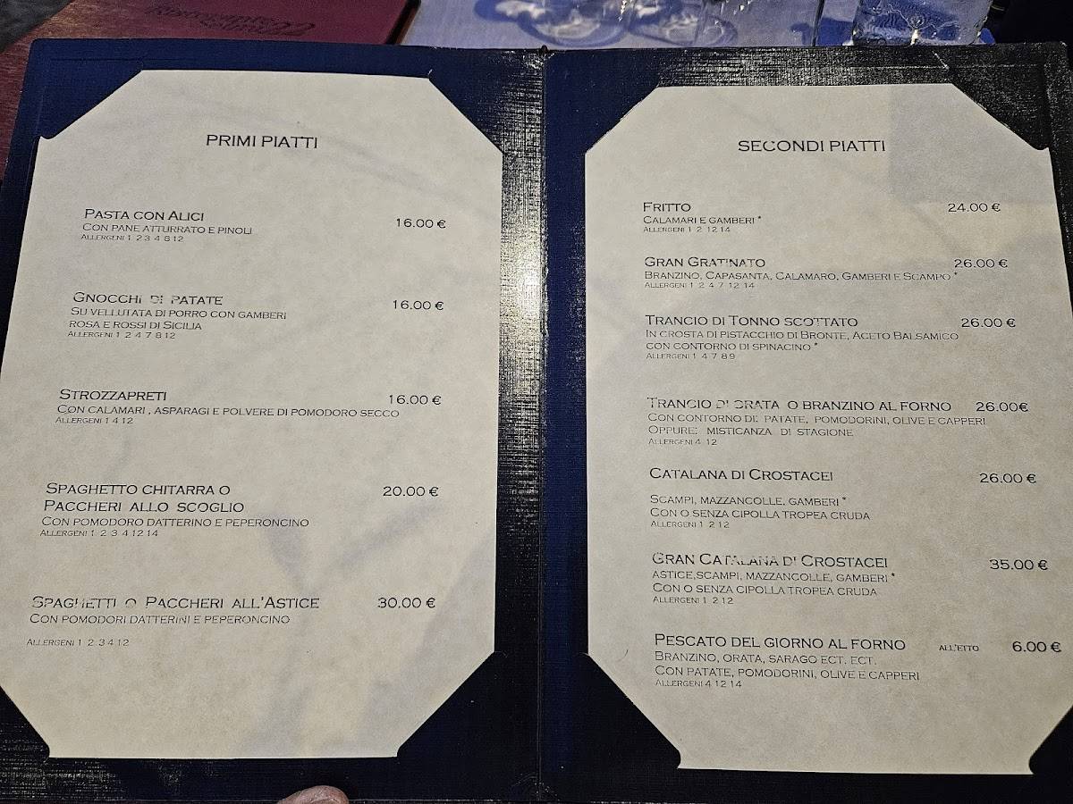 Menu di Ristorante Selmi 22 