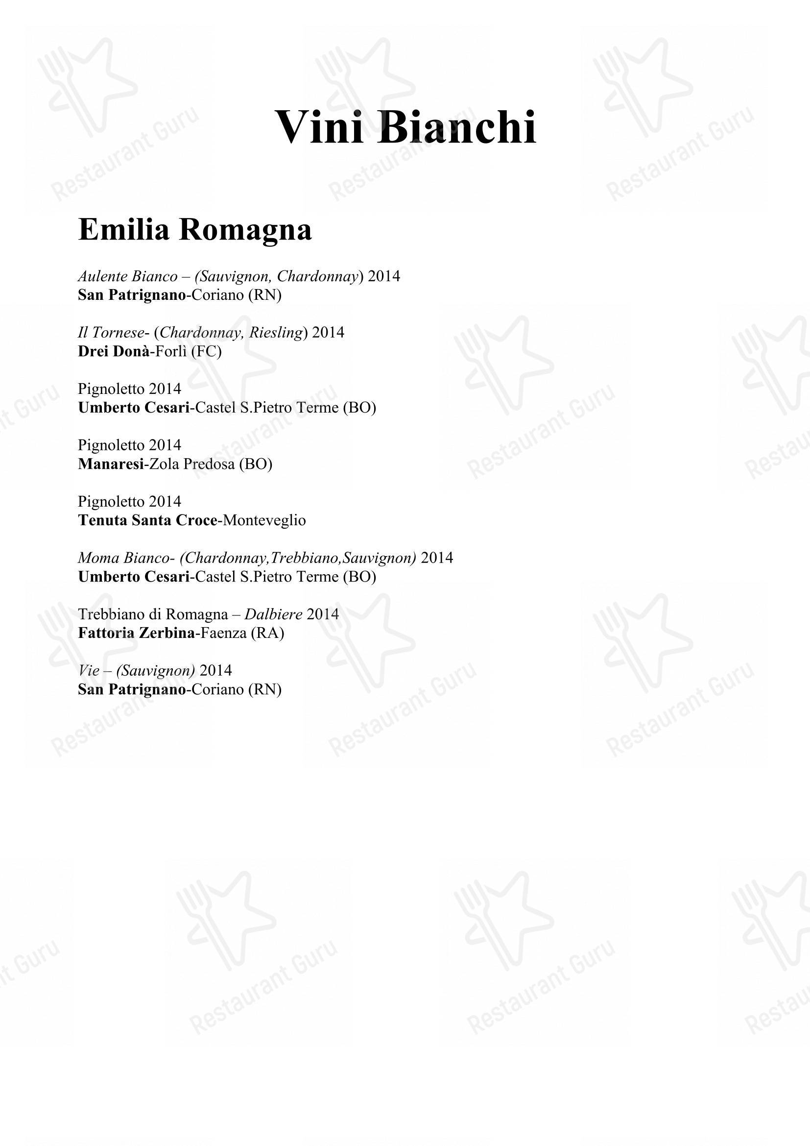 菜单 per Ristorante da Fino in Riccione