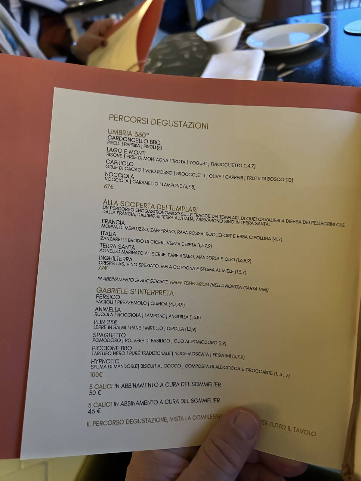 Menu di Ristorante il Frantoio 