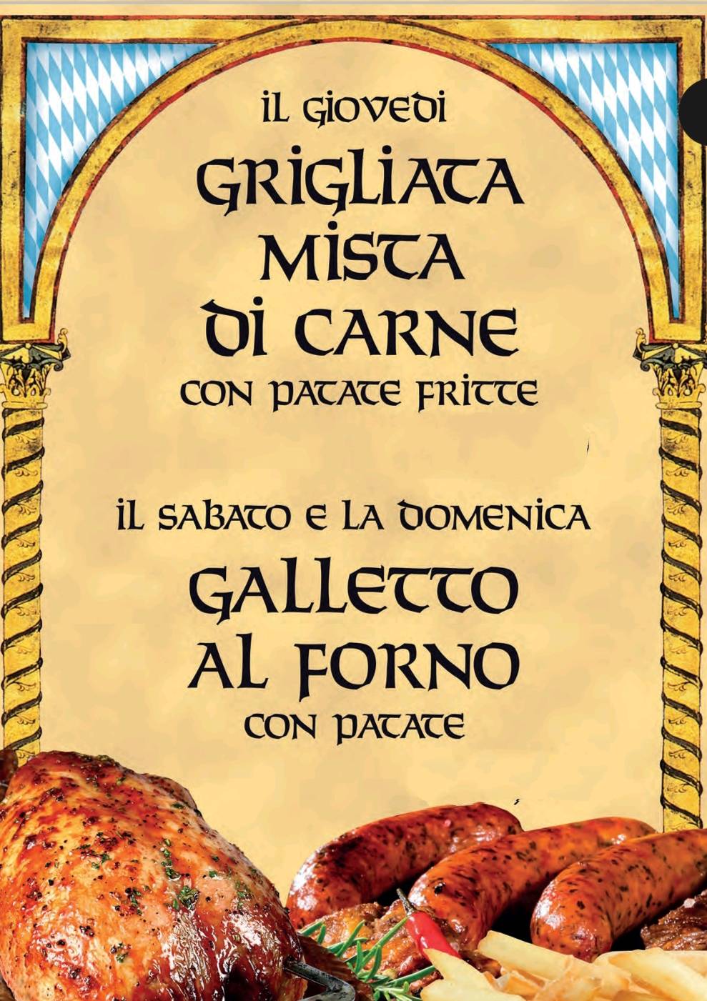 Menu di Birreria Pizzeria Duca D'Arcano 