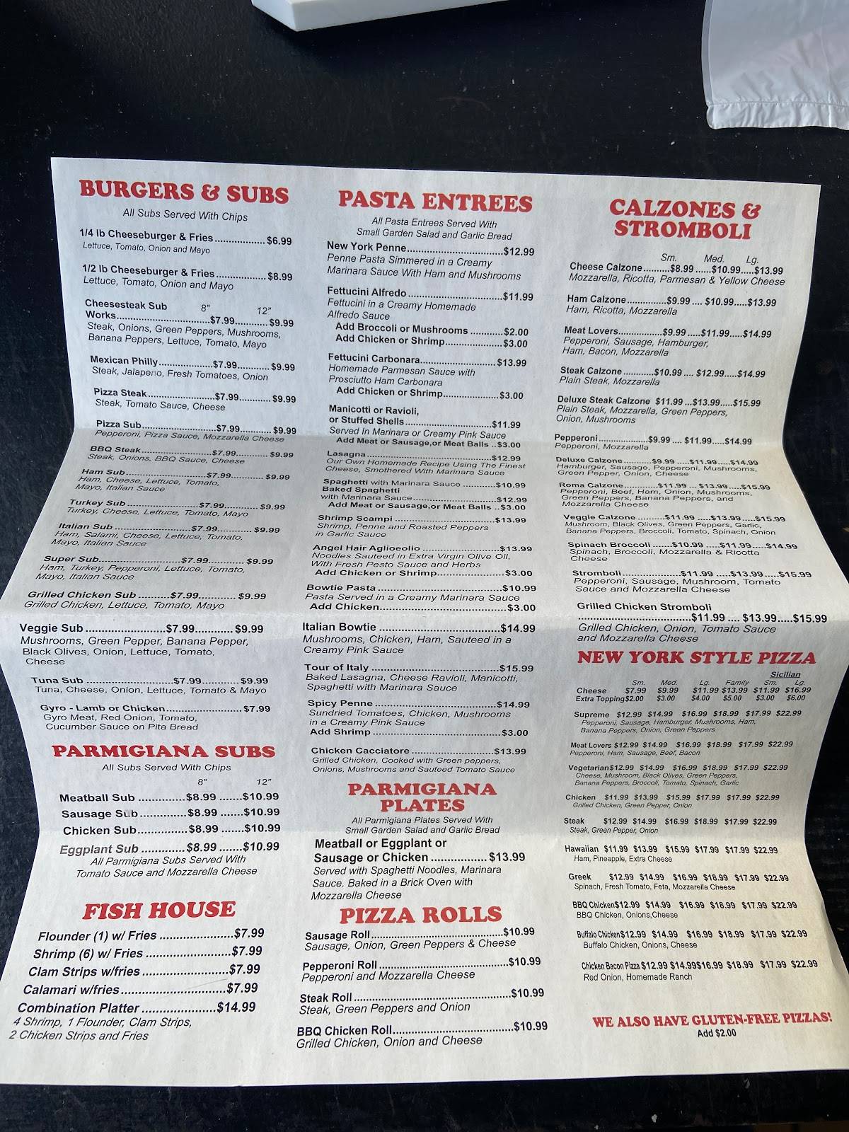 Menu at roma restaurant richlands