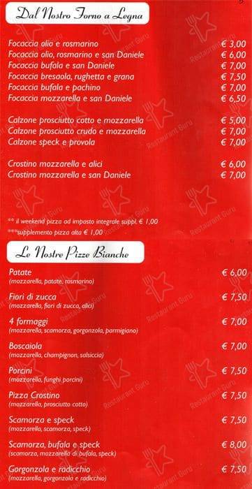 Menu di Miky Pizza 