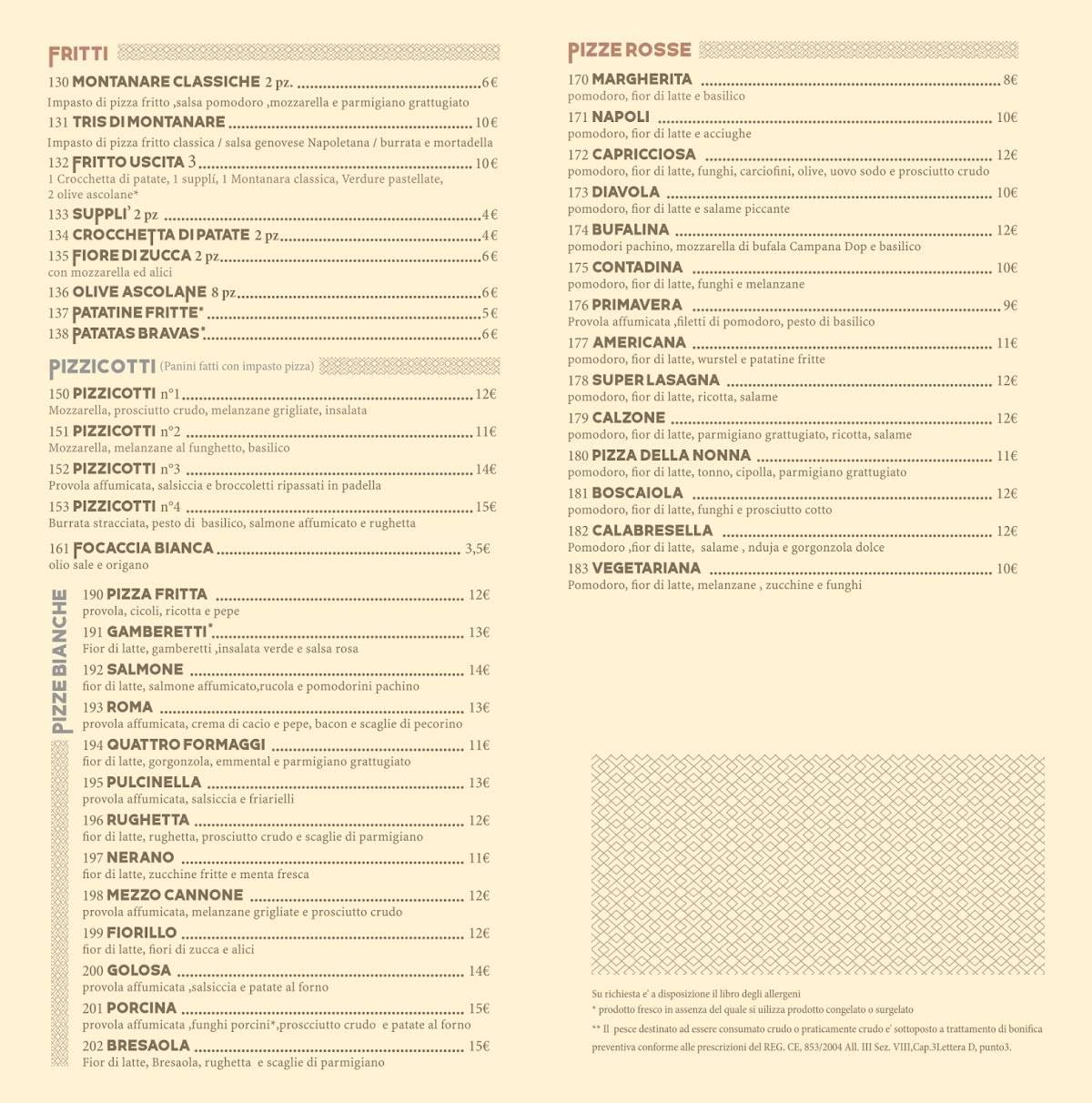 Menu de Uscita 3 Bistròrante