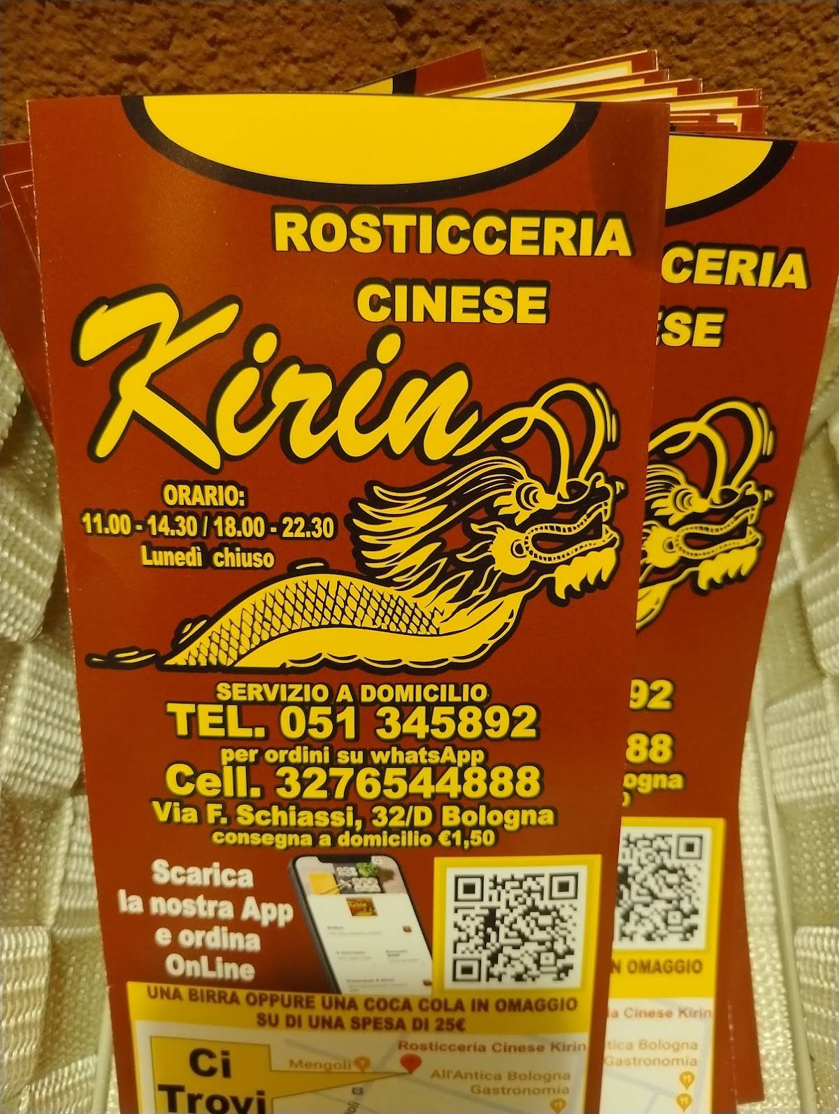 Menu di Rosticceria Cinese Riso 