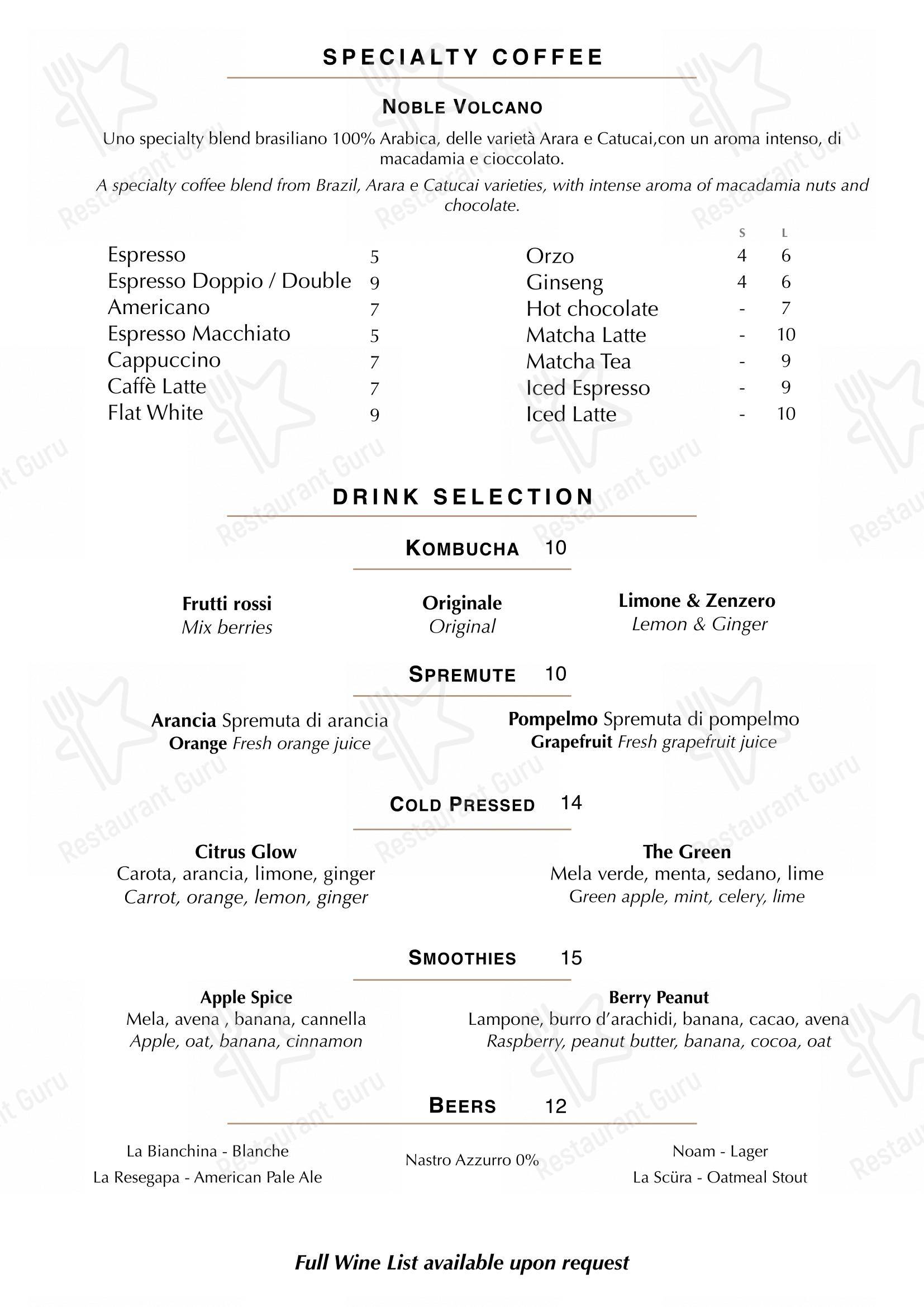 Roteo in Sala Comacina - Menu bar