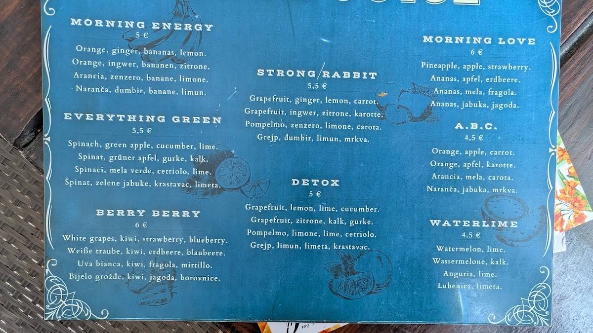Menu di Luan Beach Bar 