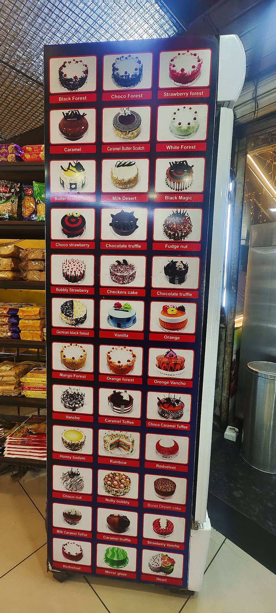 Royal Bakery and Food Court menu