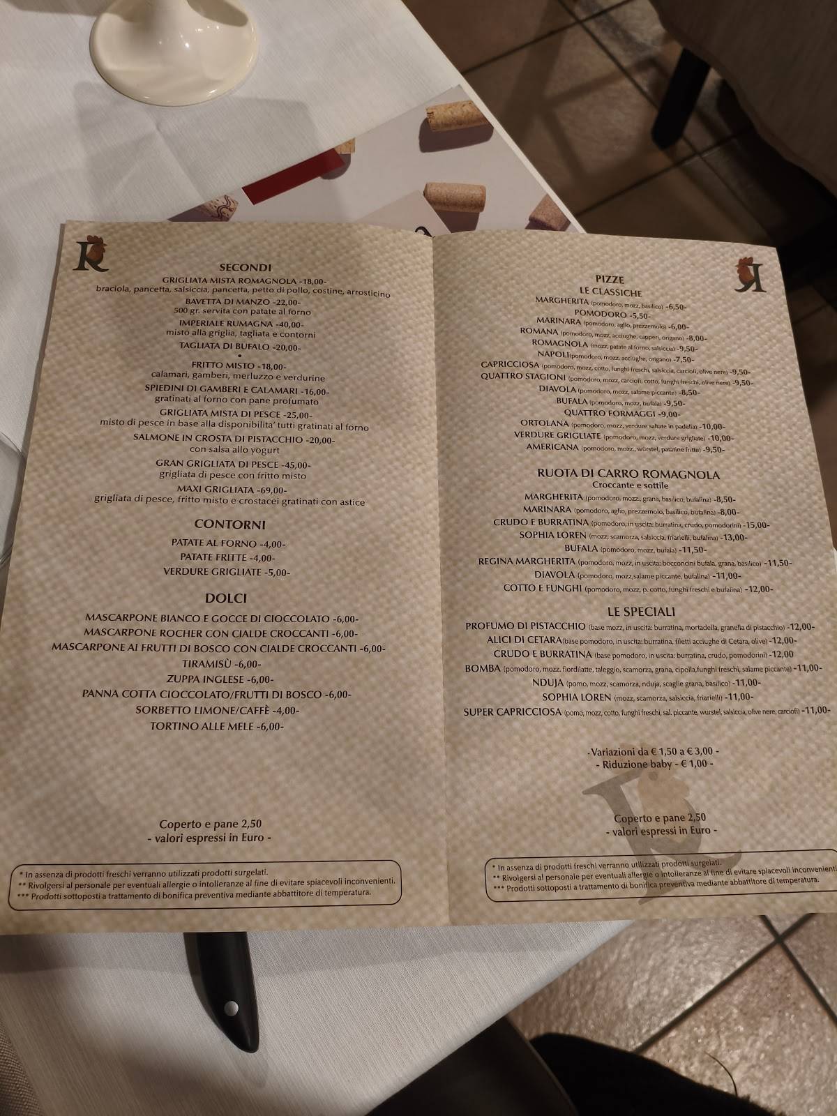 Menu di Rumagna Trattoria Contemporanea 