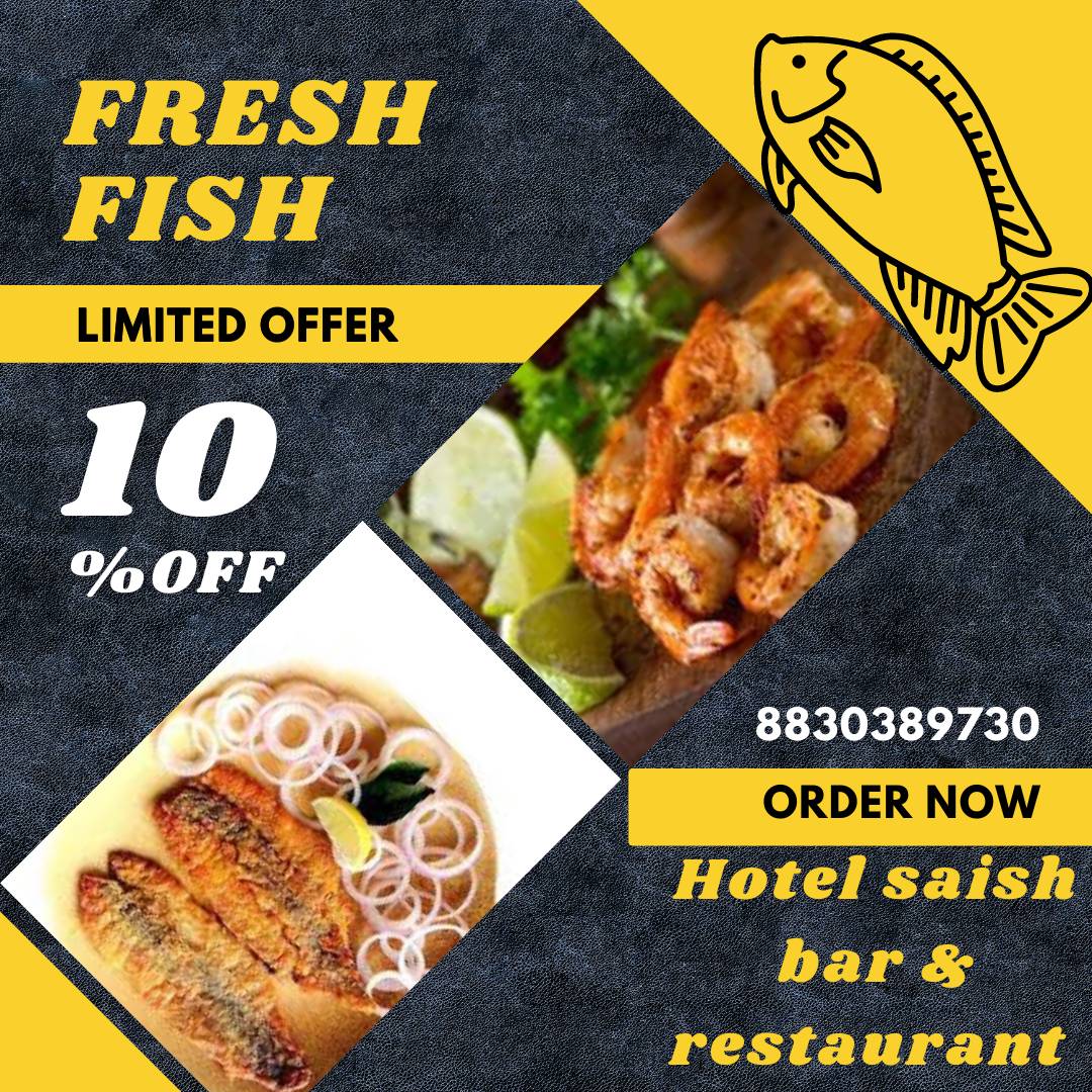 SAISH BAR AND RESTAURANT menu