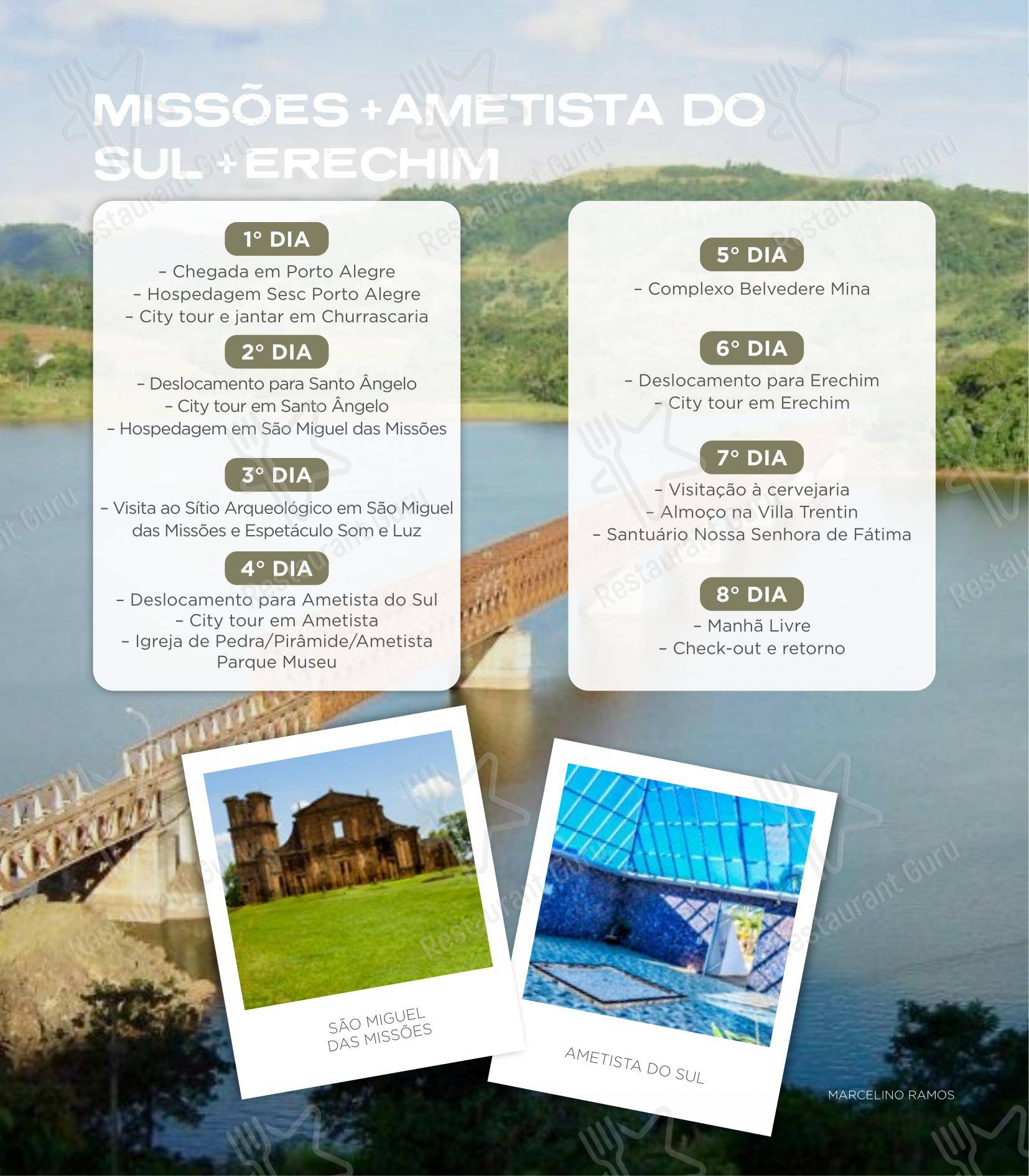 SESC Centro Histórico - Основное меню