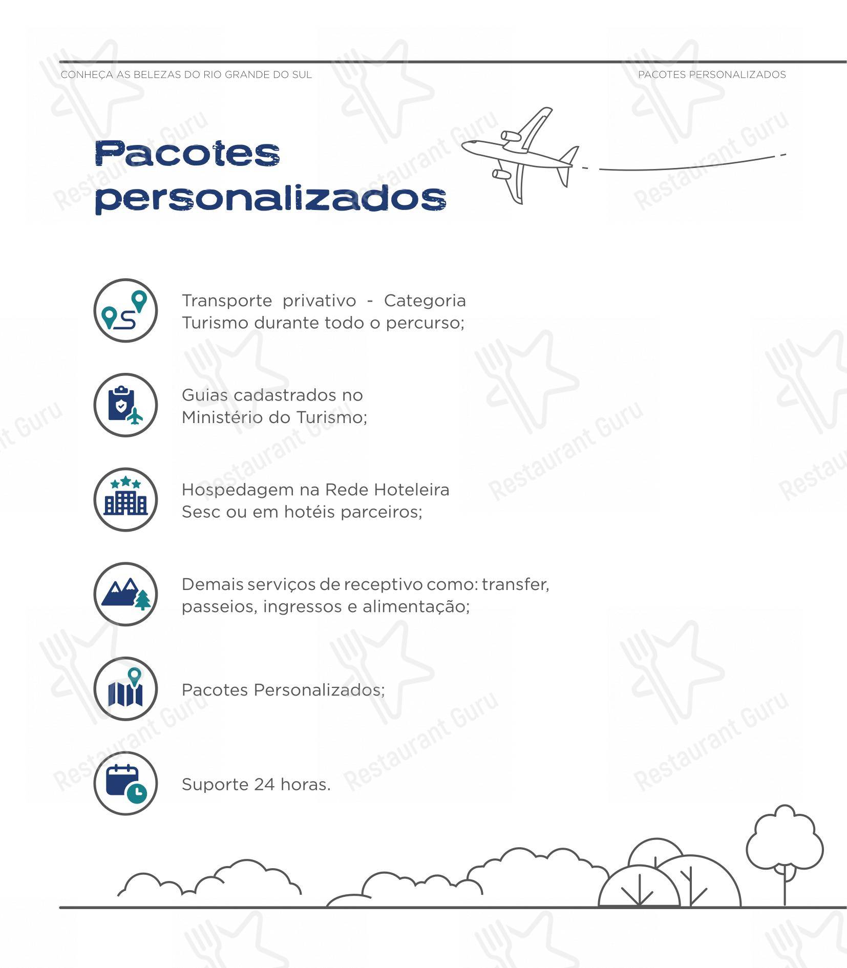 SESC Centro Histórico em Porto Alegre - Основное меню