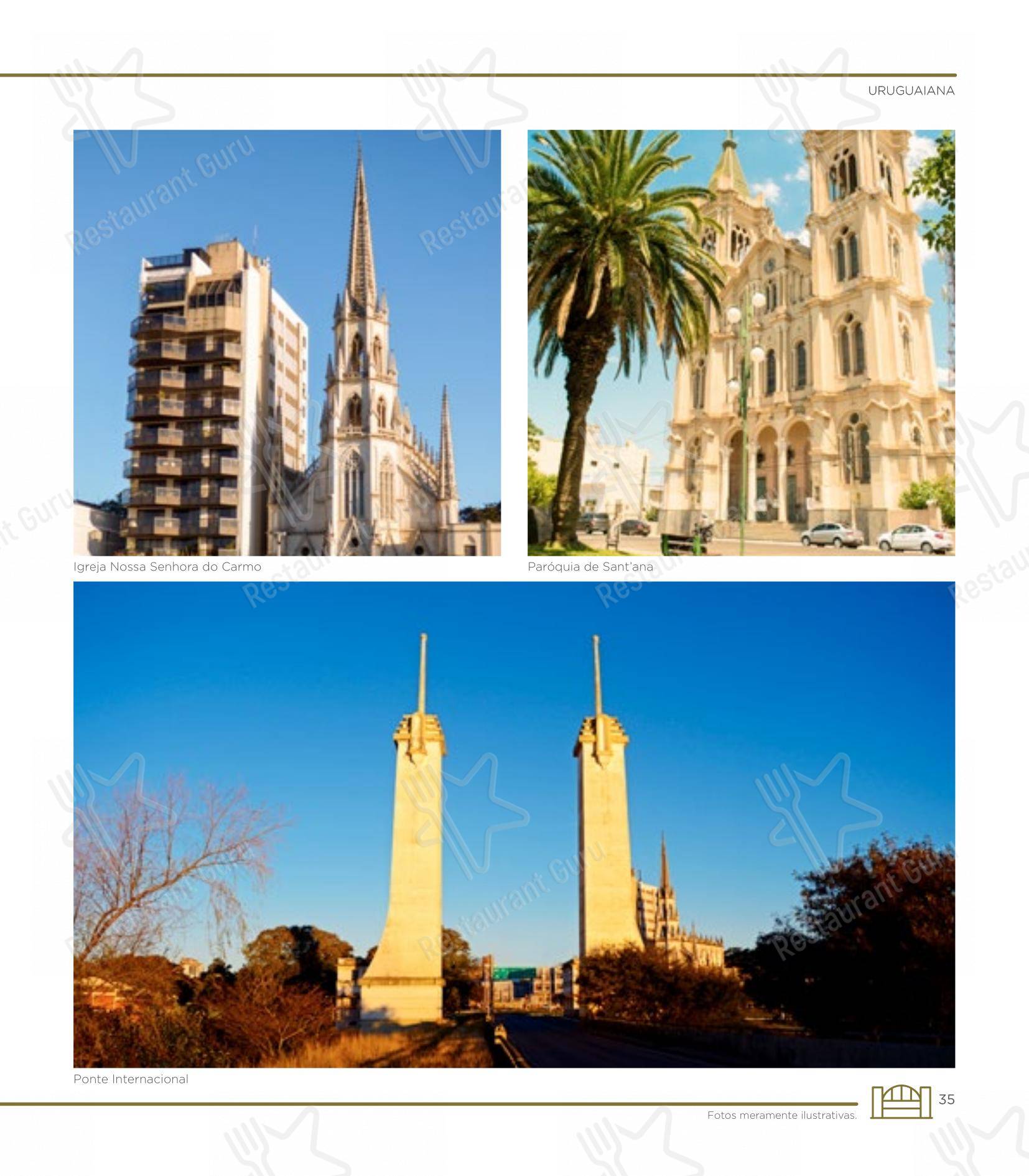 Основное меню para SESC Centro Histórico restaurante