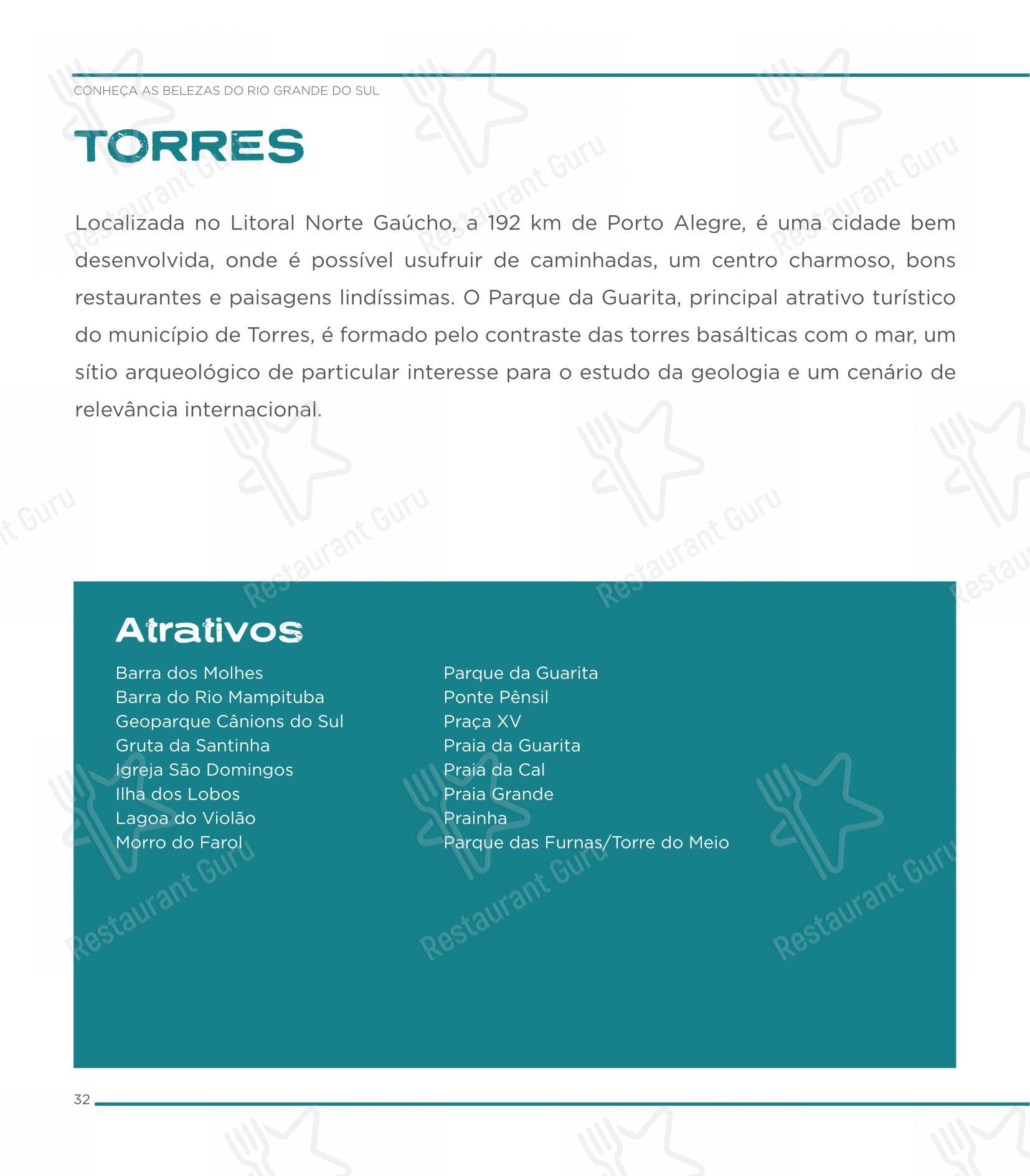 Основное меню para SESC Centro Histórico em Porto Alegre