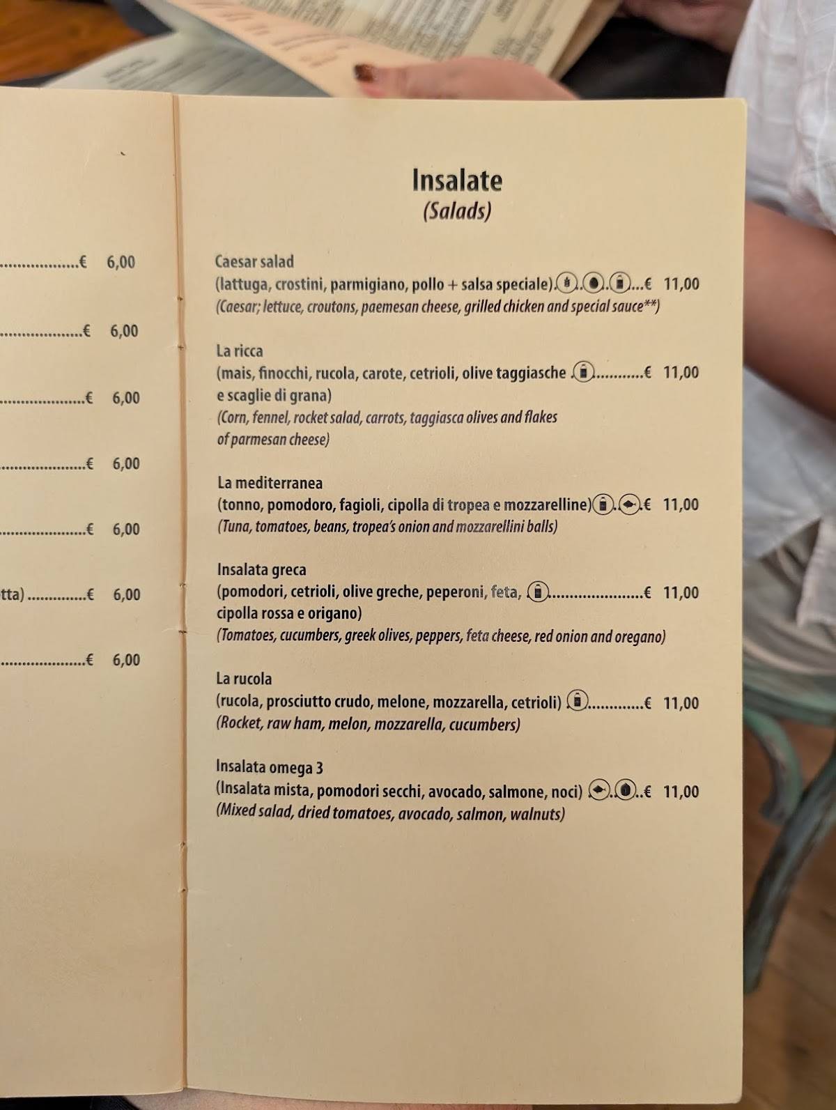 Menu di STRADAROMANA Pizza & Grill 