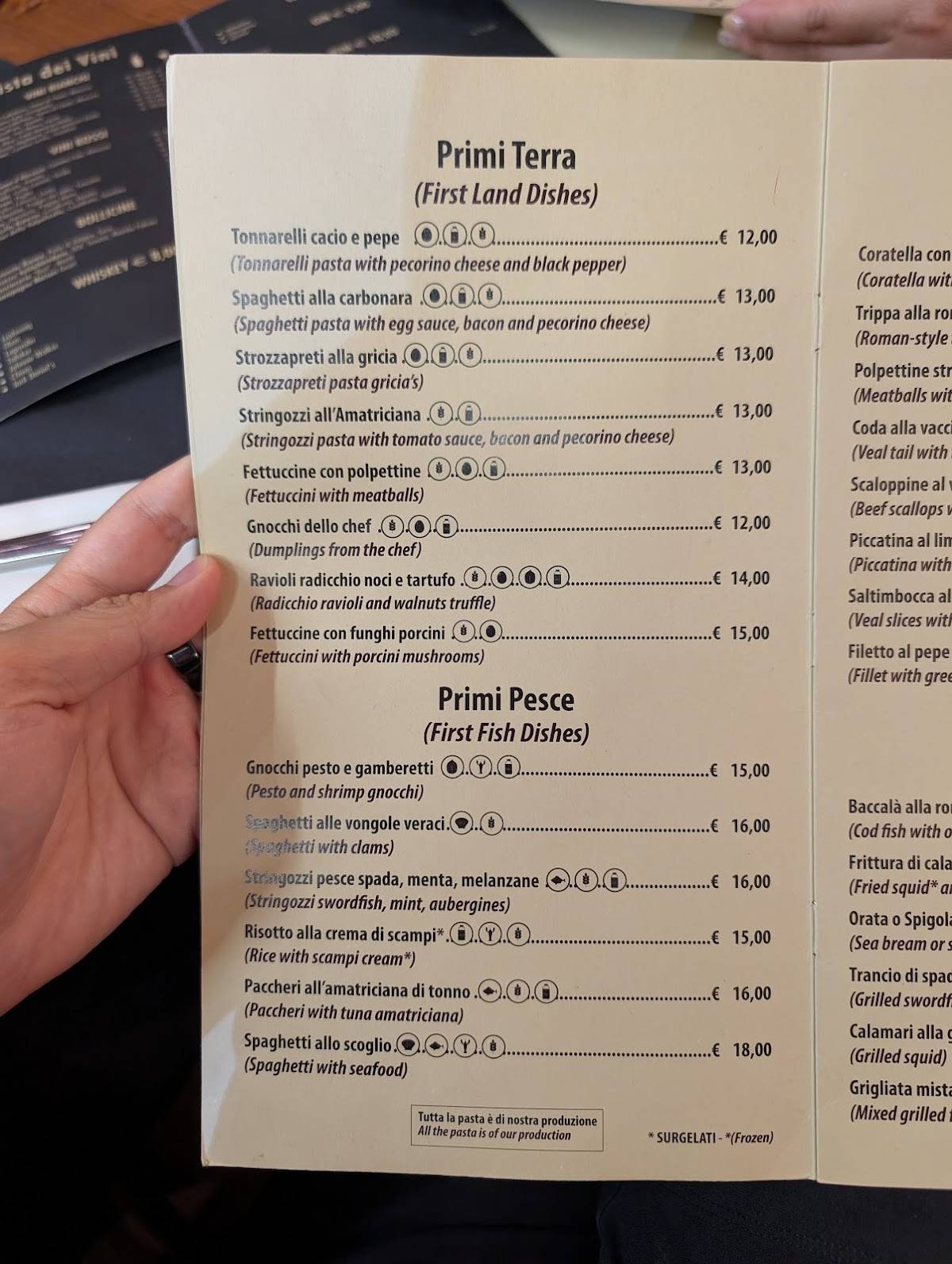 Menu di STRADAROMANA Pizza & Grill 