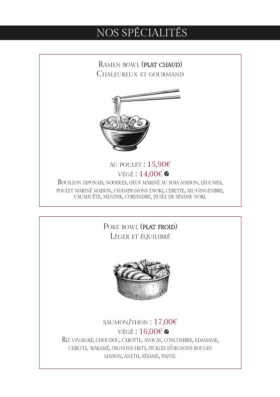 Menu de Sushi San Labenne