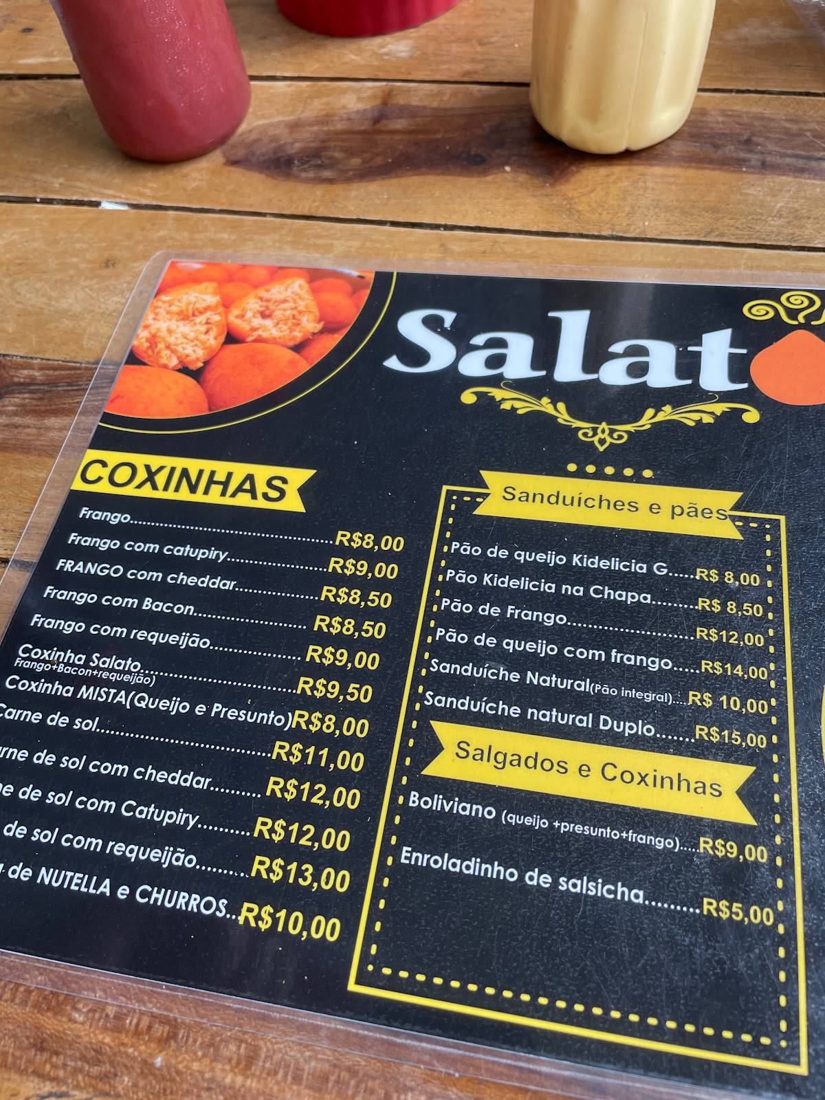 Salato Farol cardápio