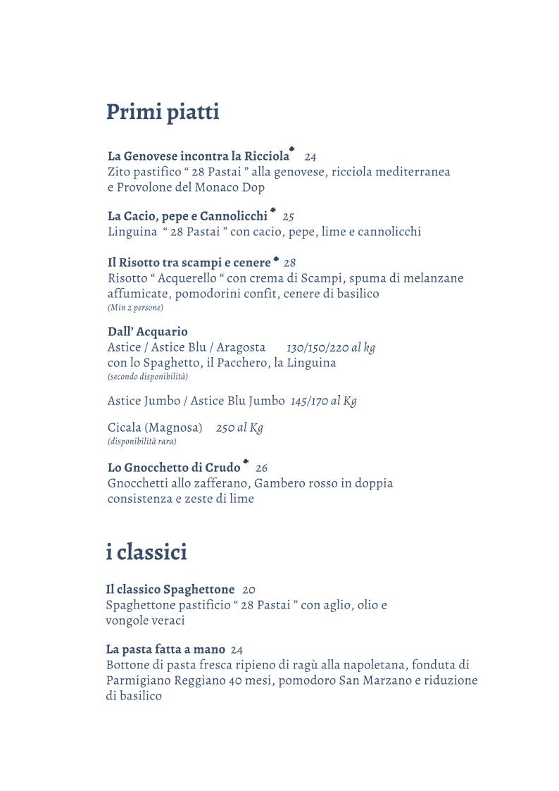 Menu di Crudo Salerno 