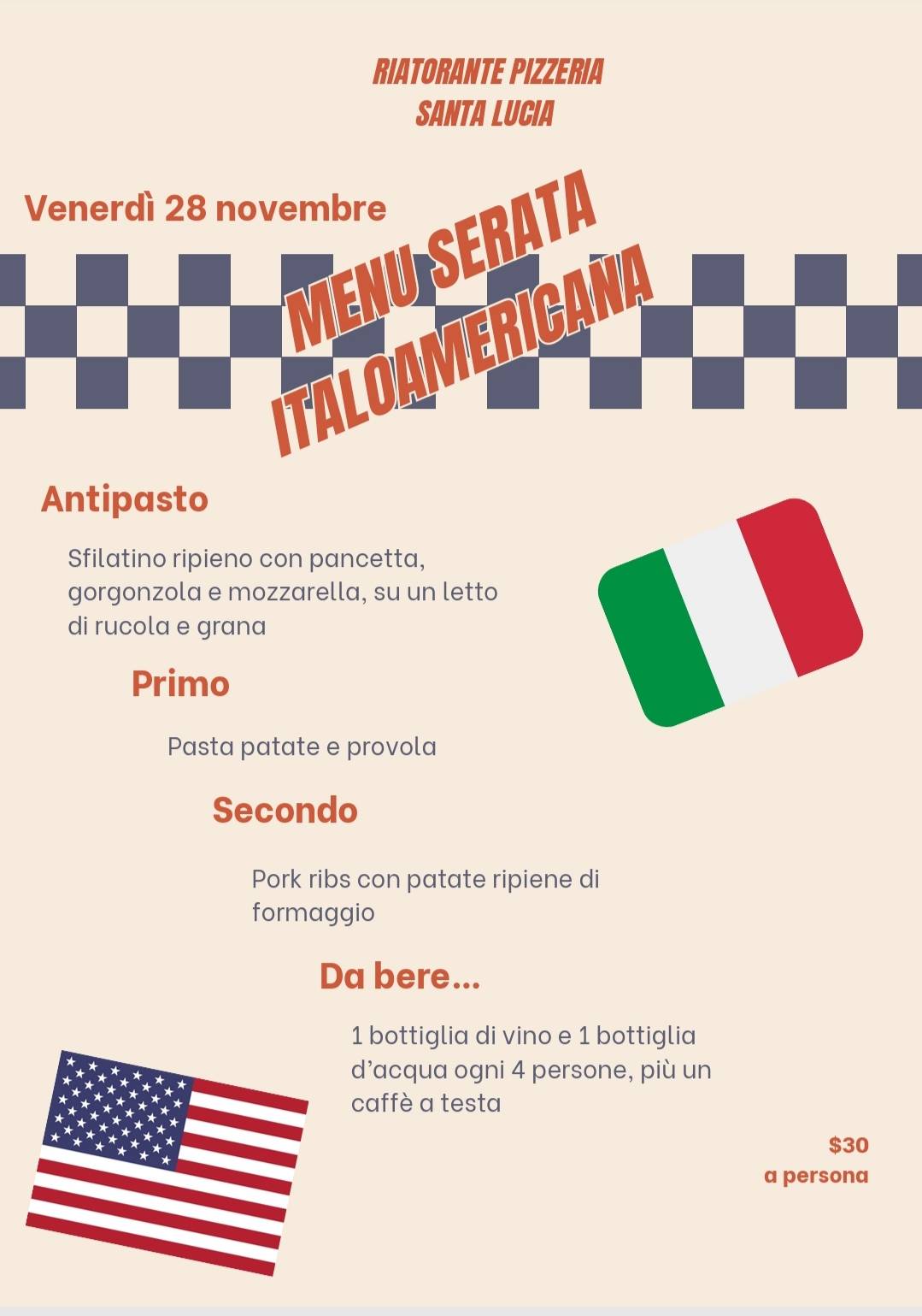 Menu di Santa Lucia 