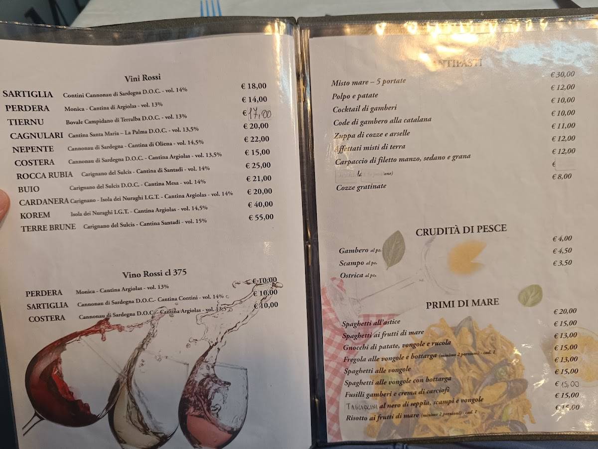 Menu di Ristorante Santa Maria 