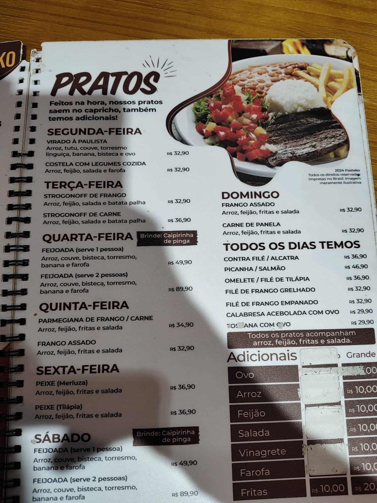 Pasteko Pastelaria cardápio