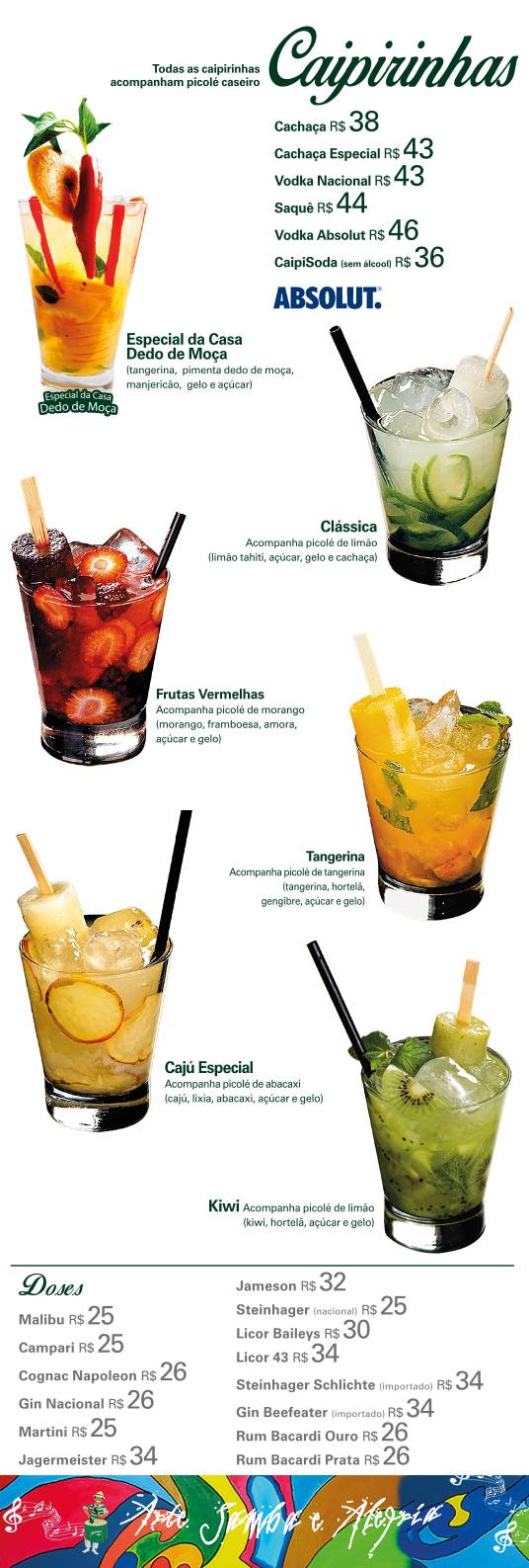 Cervejaria Patriarca cardápio