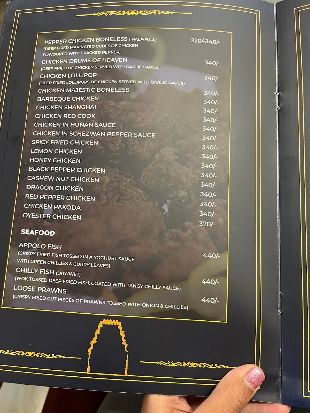 Shahi Zaiqa menu