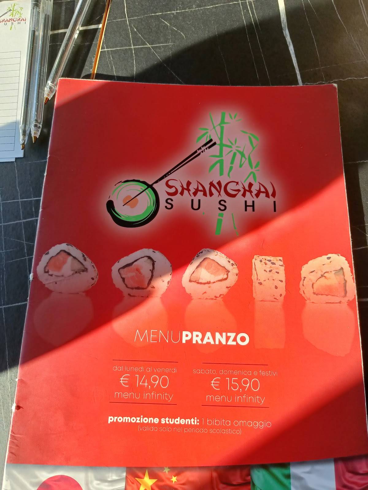 Menu di Shanghai Sushi Feltre 