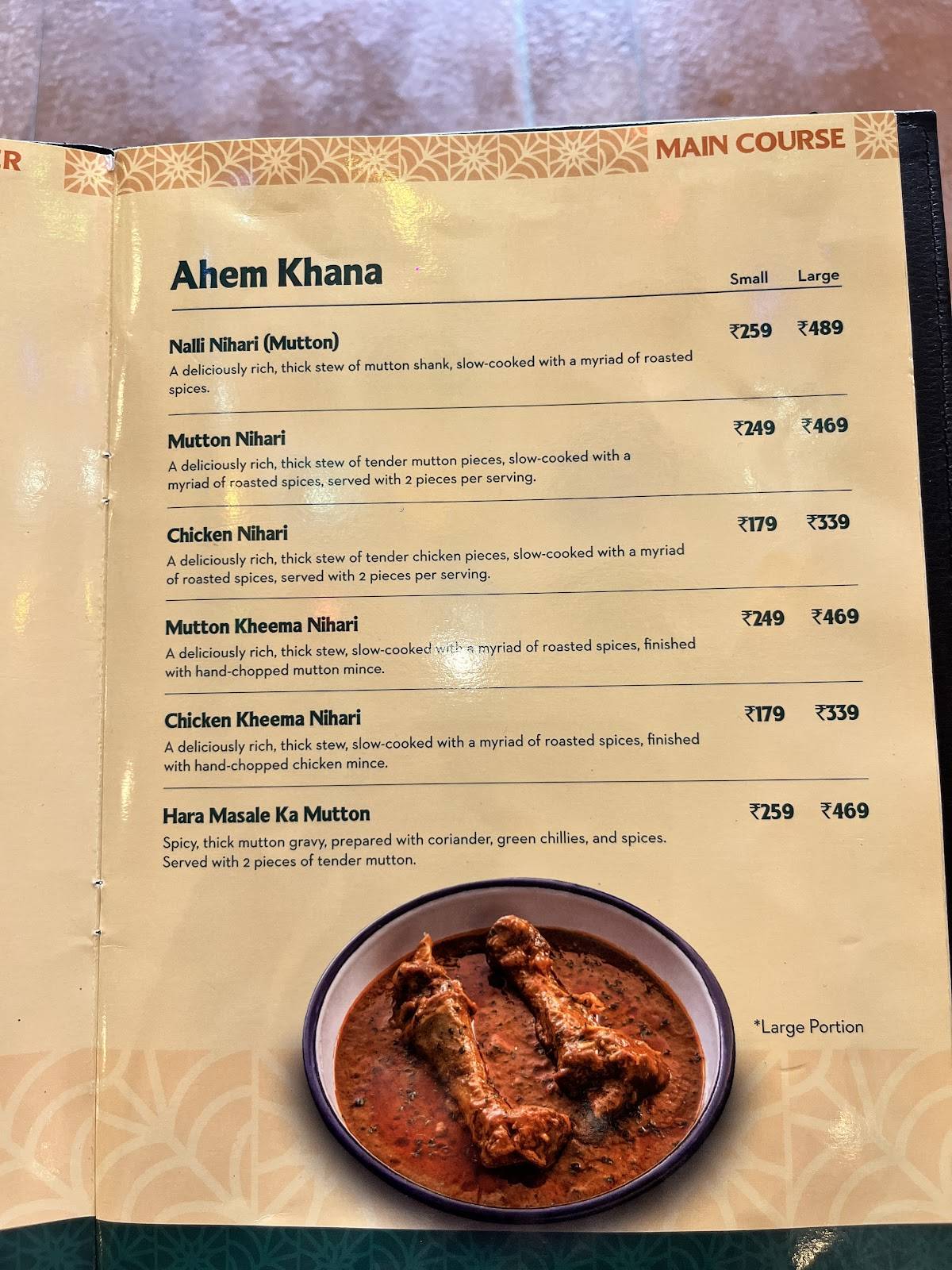 Sharief Bhai Biryani Mangalore menu