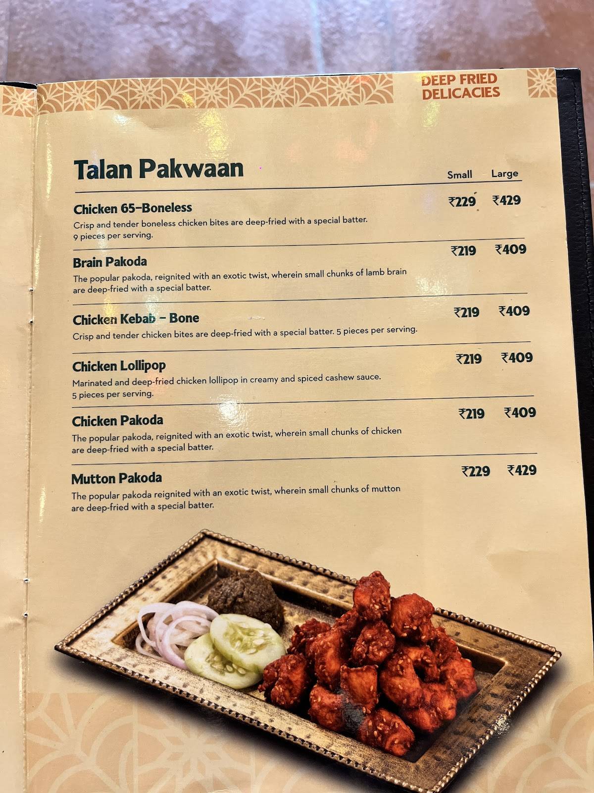 Sharief Bhai Biryani Mangalore menu