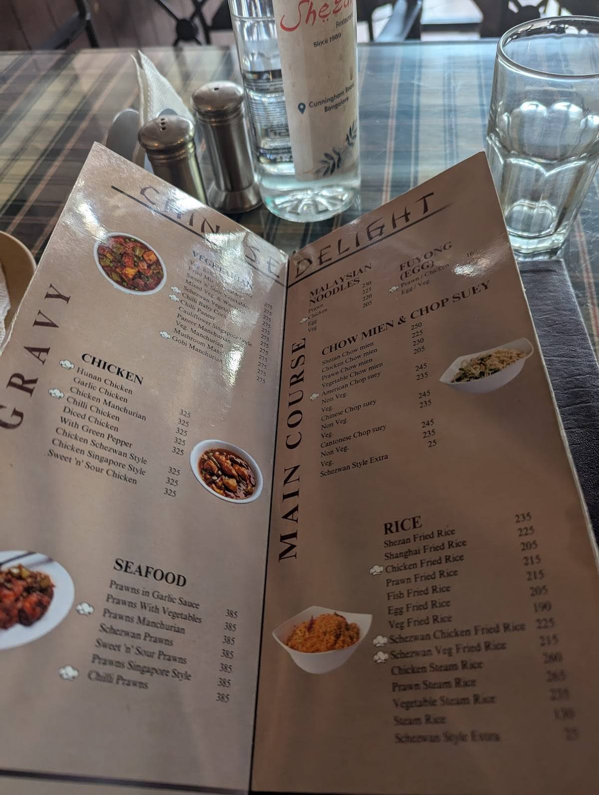 Shezan Restaurant menu