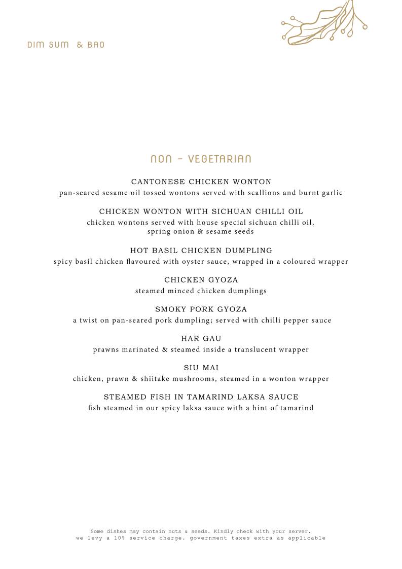 Shiro Bengaluru menu