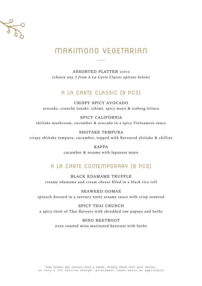 Shiro Bengaluru menu