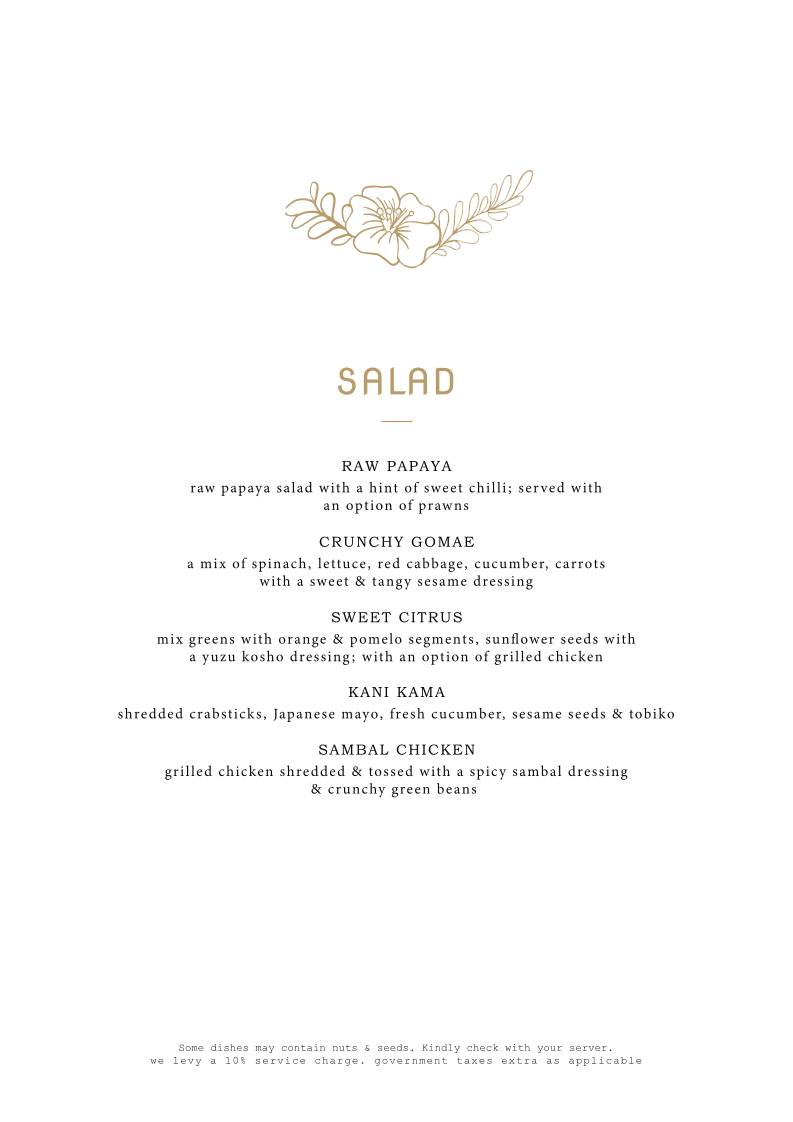 Shiro Bengaluru menu