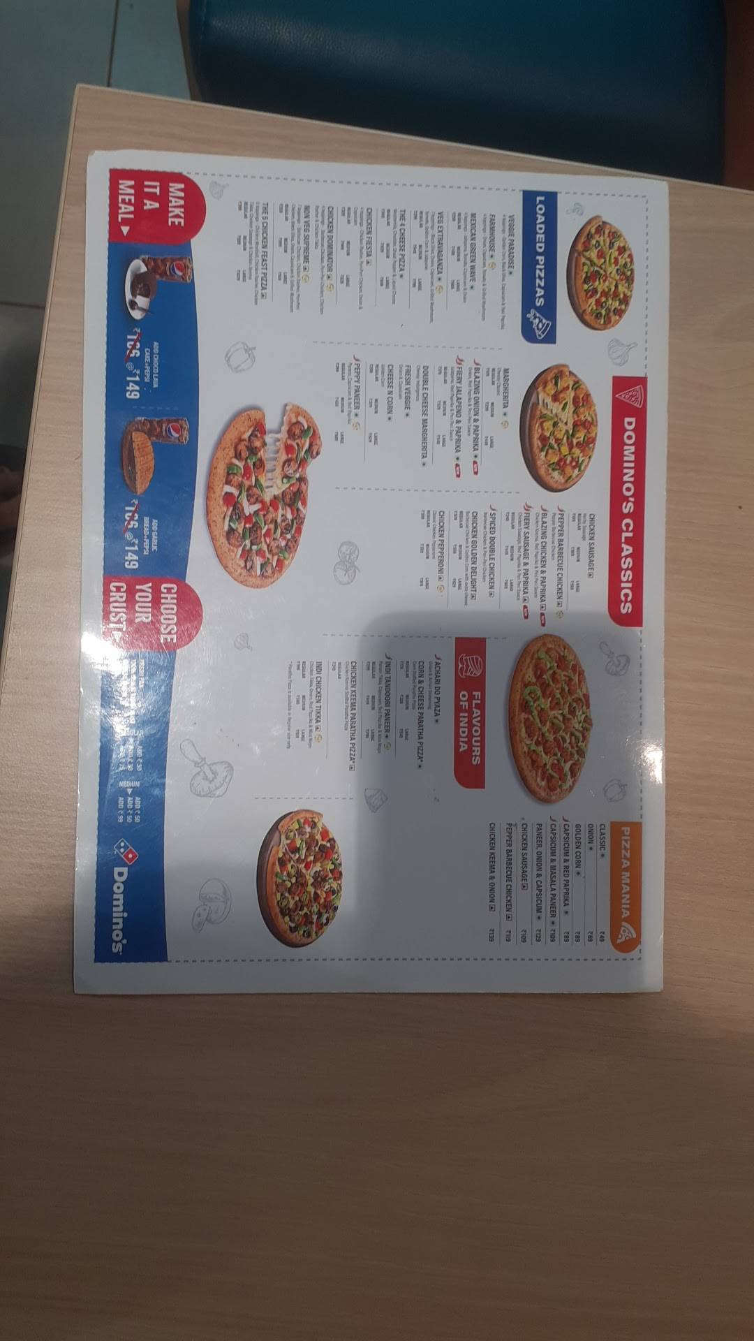 Domino's Pizza Devikere Rd, Sirsi menu
