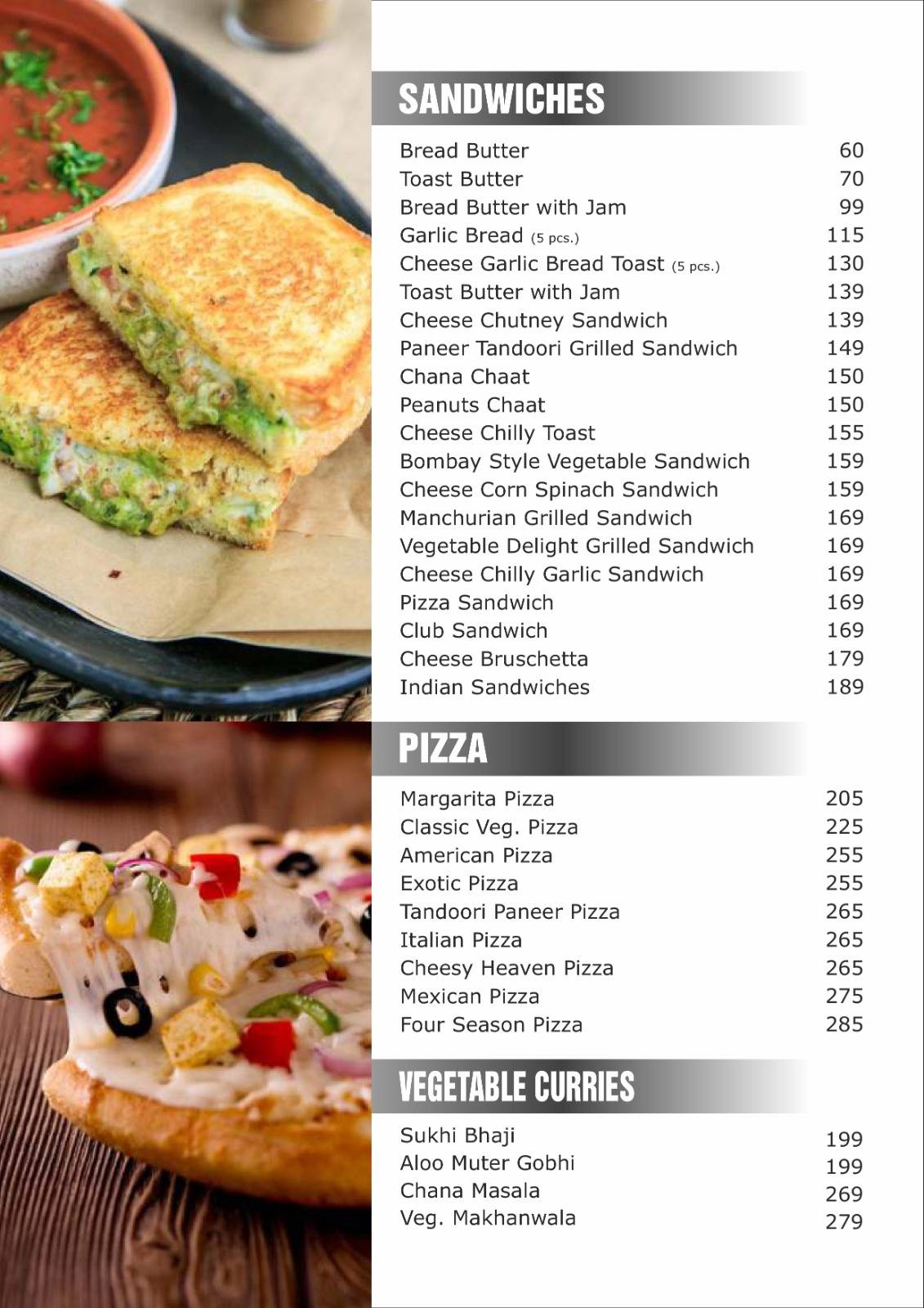 Sodam Taste and More menu