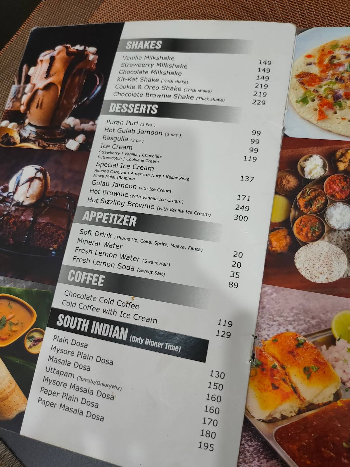 Sodam Taste and More menu