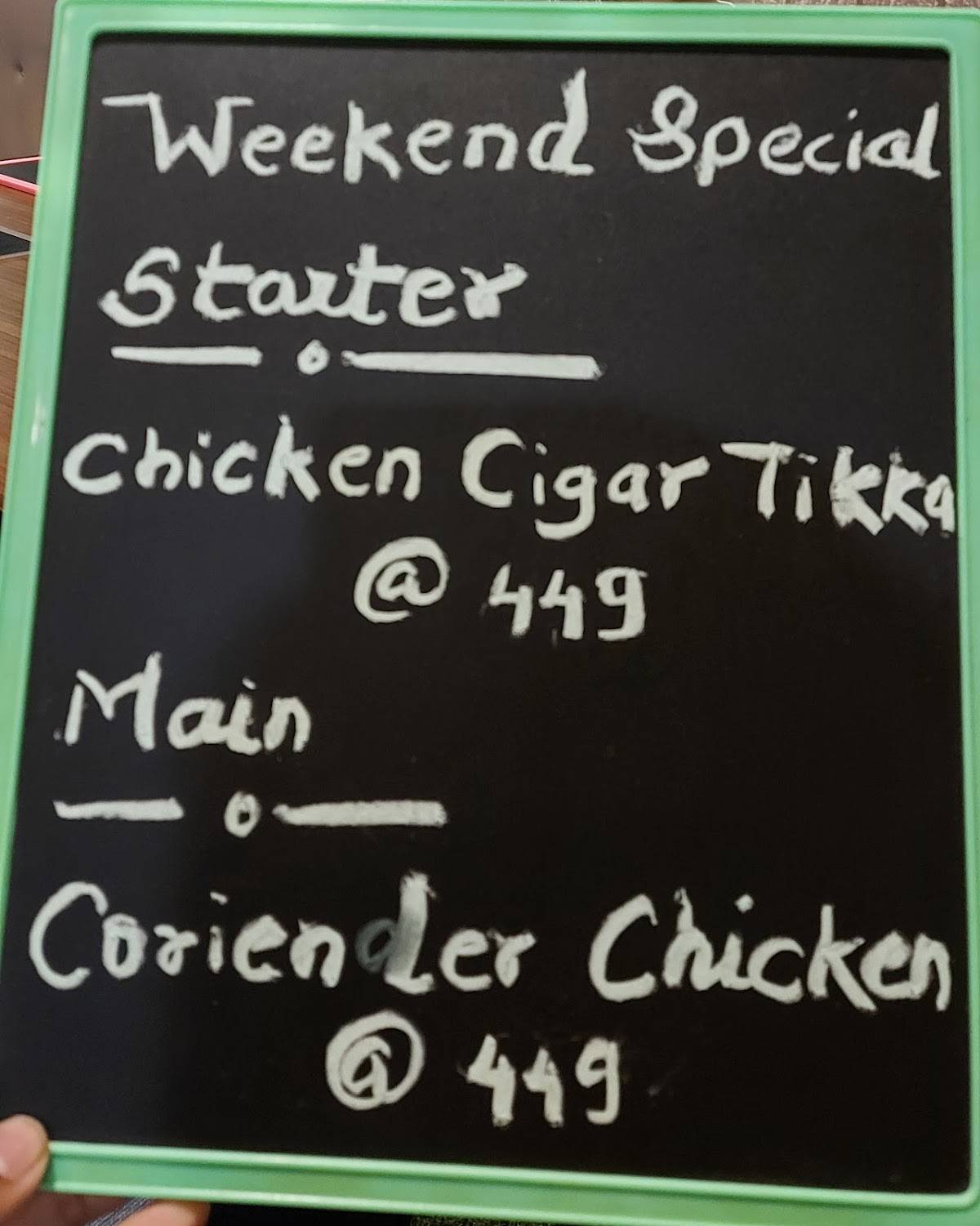 Spice Culture Bar and Kitchen menu