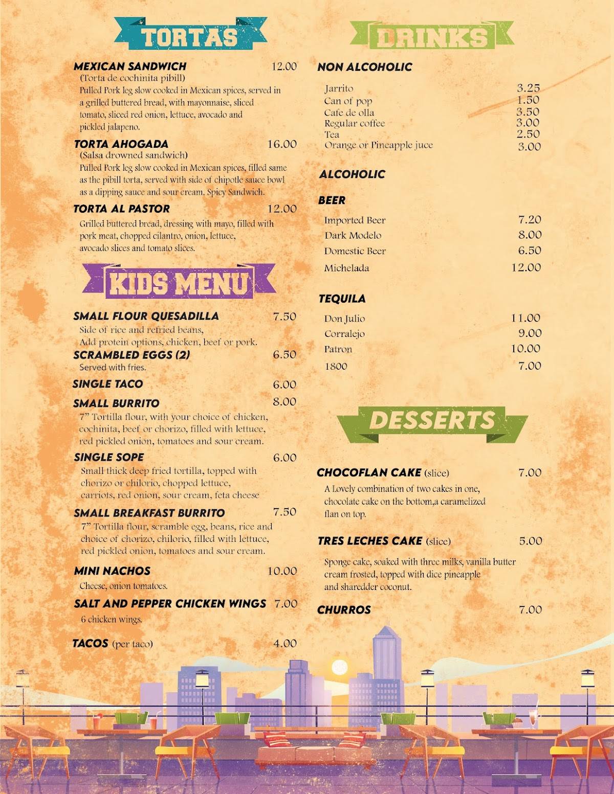 Sqrzel Coyote Loco Menu 24