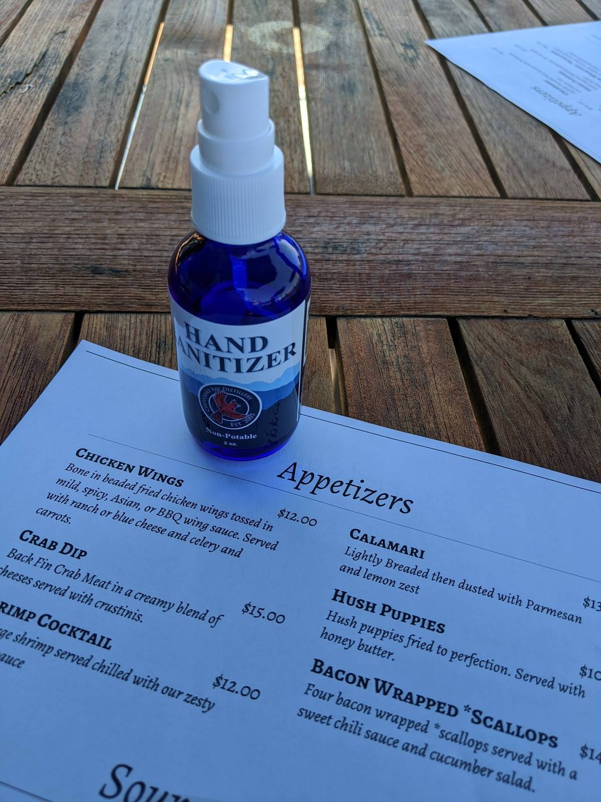 Menu at Stripers Waterside restaurant, Norfolk, 333 Waterside Dr