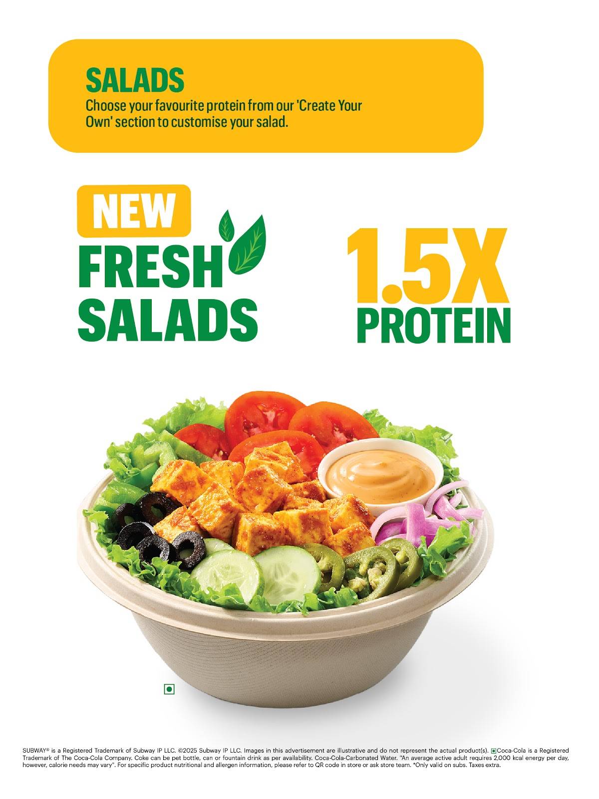 Subway Anand menu